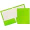 JAM Paper Fashion Glossy Laminated Two Pocket Folders, 6ct.